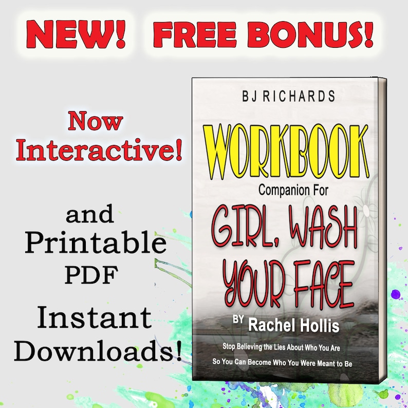 Girl Wash Your Face Printable Rachel Hollis Workbook Etsy