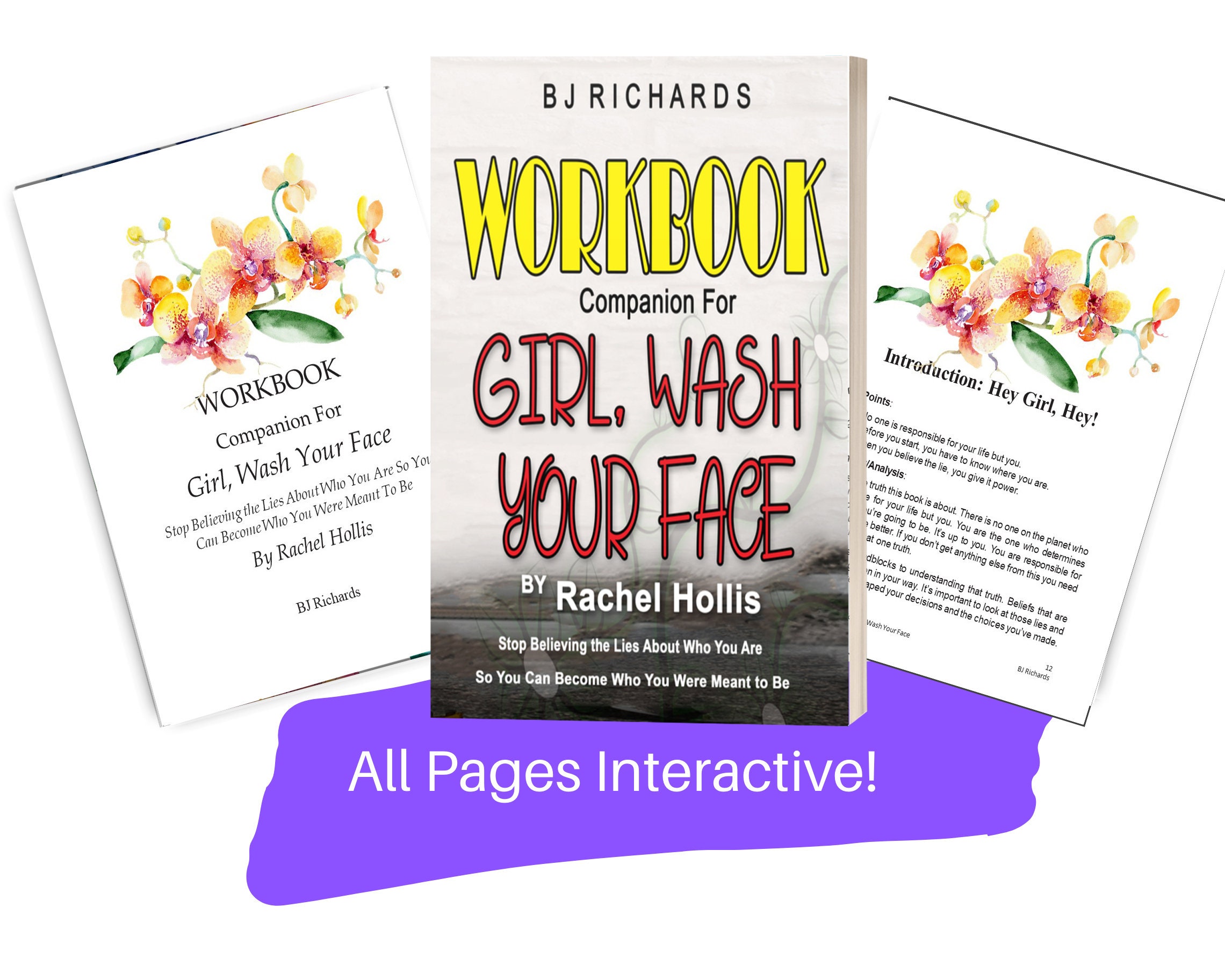 Girl Wash Your Face - Printable Rachel Hollis Workbook - Interactive ...