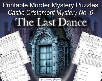 Murder Mystery The Last Dance druckbare Puzzles (PDF) | Kühltasche | Fluchtraum-Stil