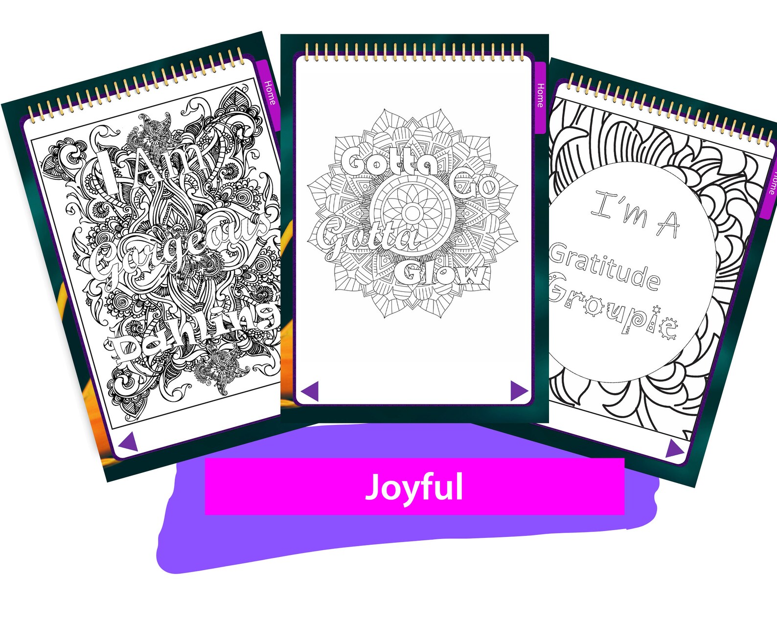 Goodnotes Self Care Digital Coloring Book For Adults | Etsy