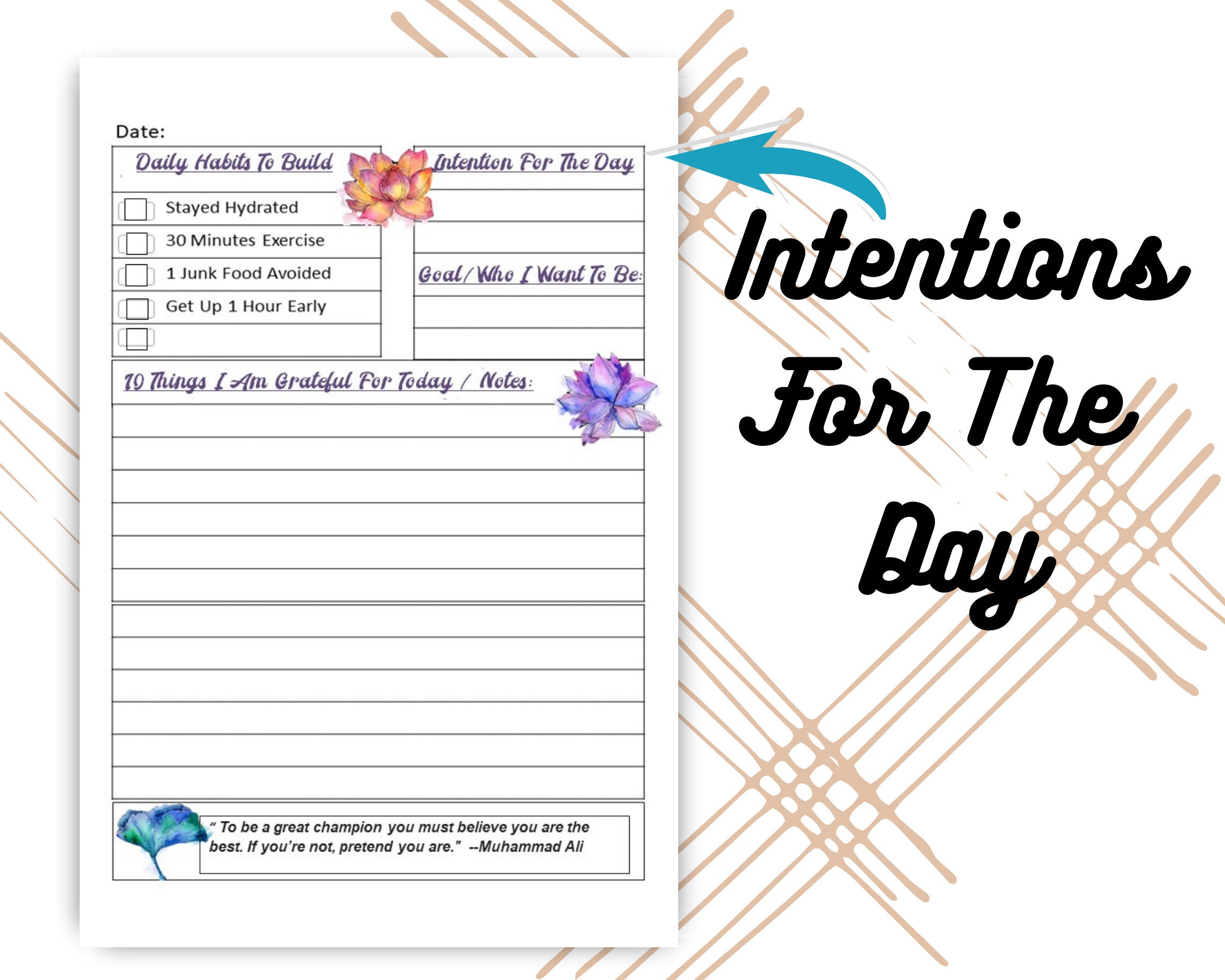 Rachel Hollis Interactive Editable Printable Journal Girl Stop ...