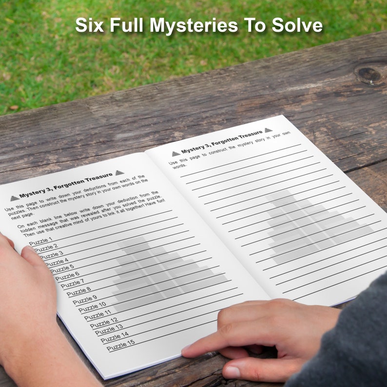Printable Crossword 78 Puzzles Murder Mystery Theme Game Hidden Clues ...