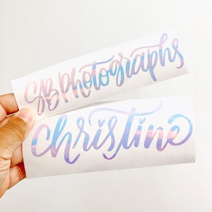 Name Decal Name Sticker, Vinyl Name Decal, Custom Label, Personalized Name decal, Tumbler Name sticker, Yeti Decal, Car Decal,Laptop sticker