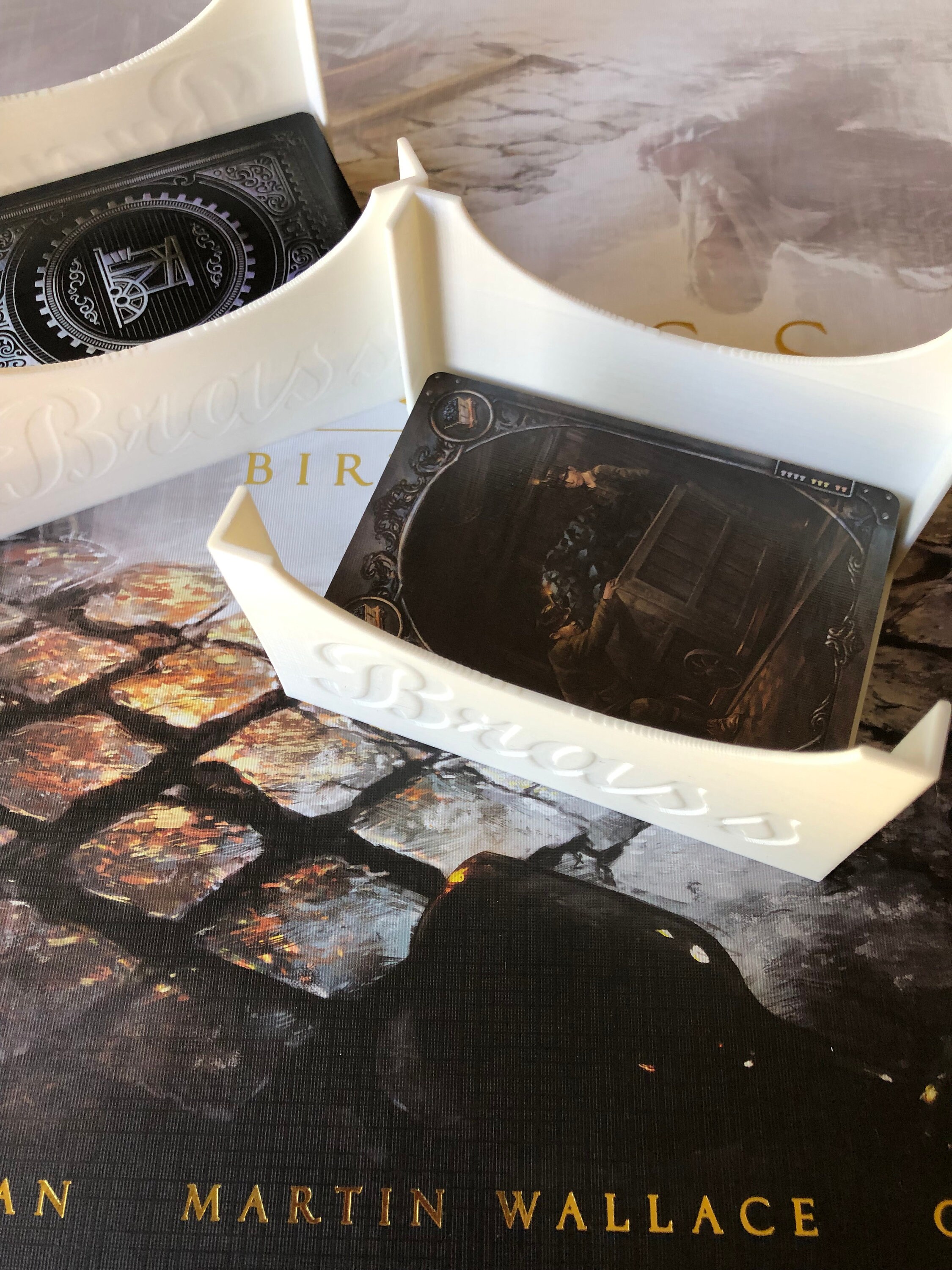 Brass Birmingham Card Holder and Token Organizer Etsy Australia