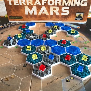 Terraforming Mars Upgrade Tiles **MAGNETIC!!!** Full Colonization Set