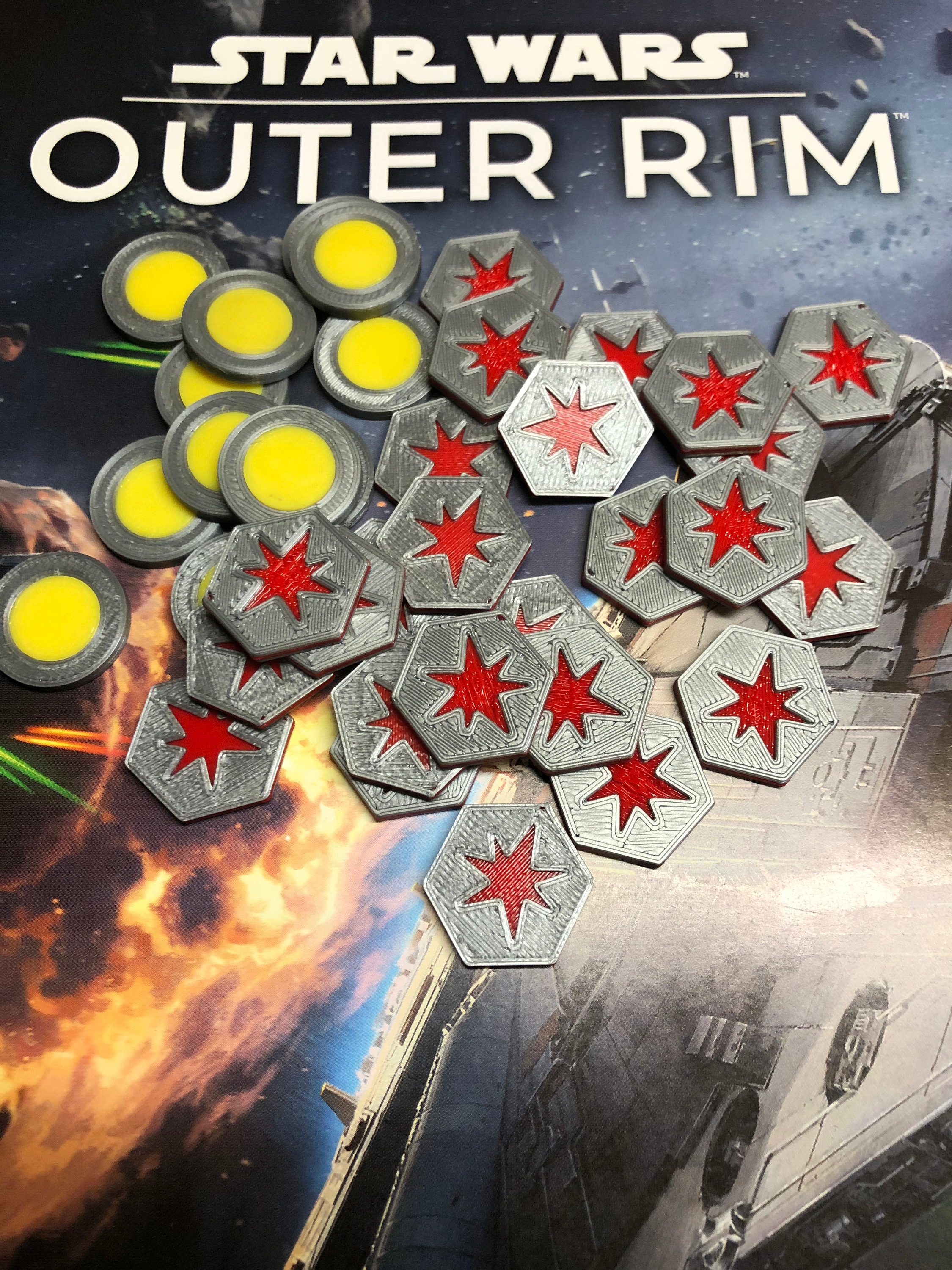 Outer Rim Patrol and Contact Token Holders Toys & Games Game Pieces ...