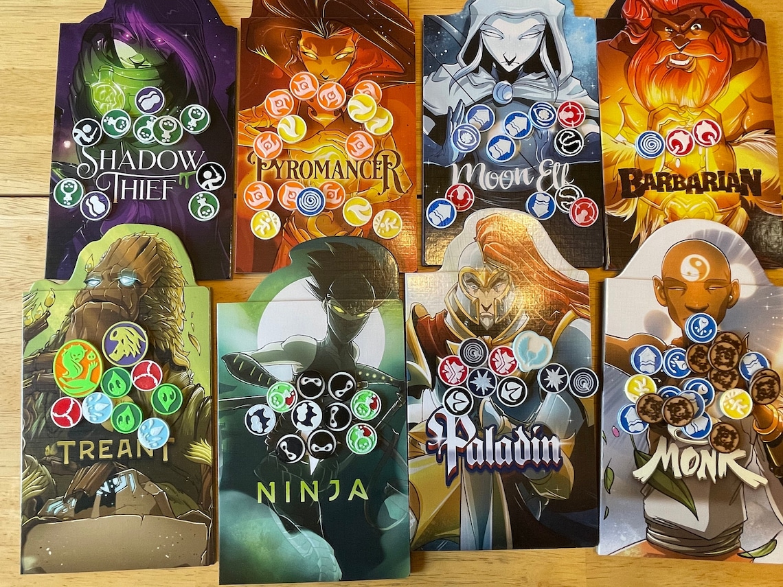 Dice Throne Season 1 Rerolled CustomTokens Etsy