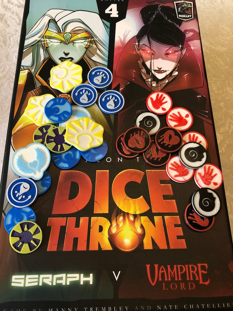Dice Throne Season 2 Tokens Etsy