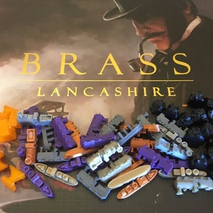 Brass Lancashire Tokens