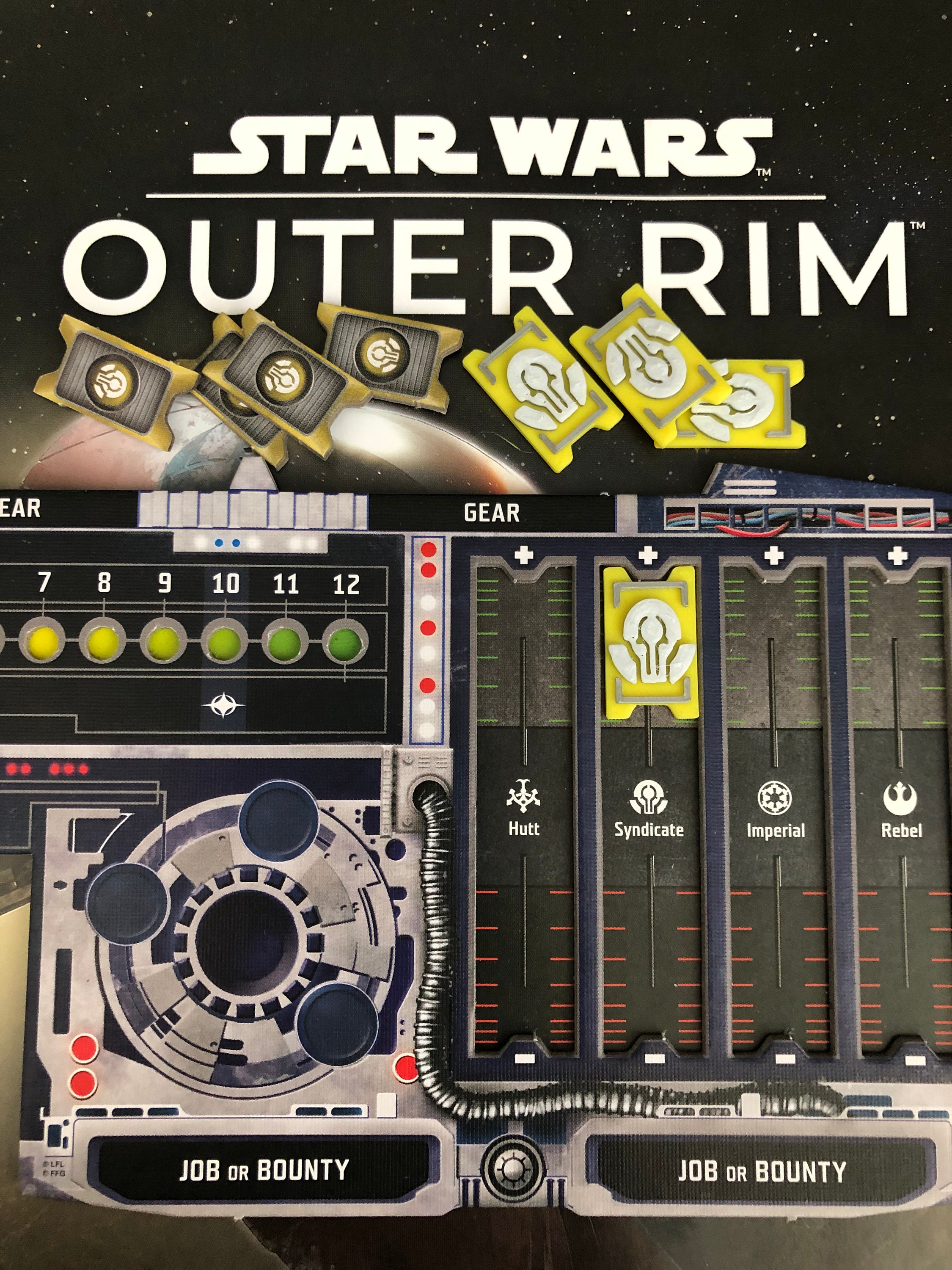 Outer Rim Patrol and Contact Token Holders Toys & Games Game Pieces ...