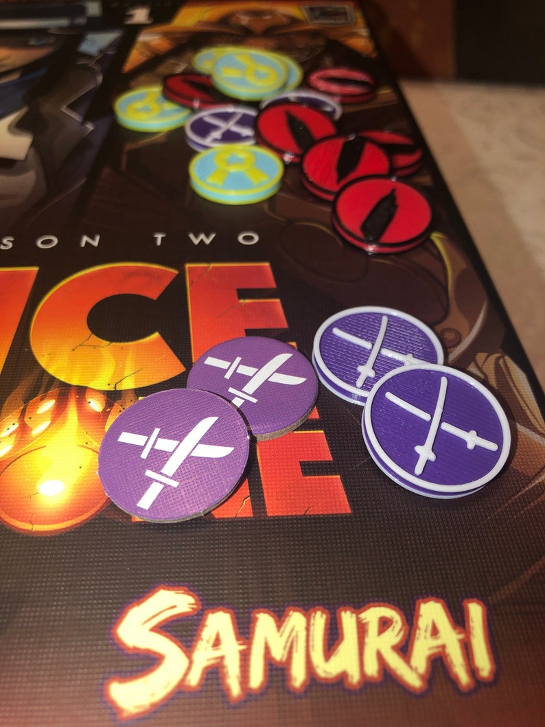 Dice Throne Season 2 Tokens Etsy