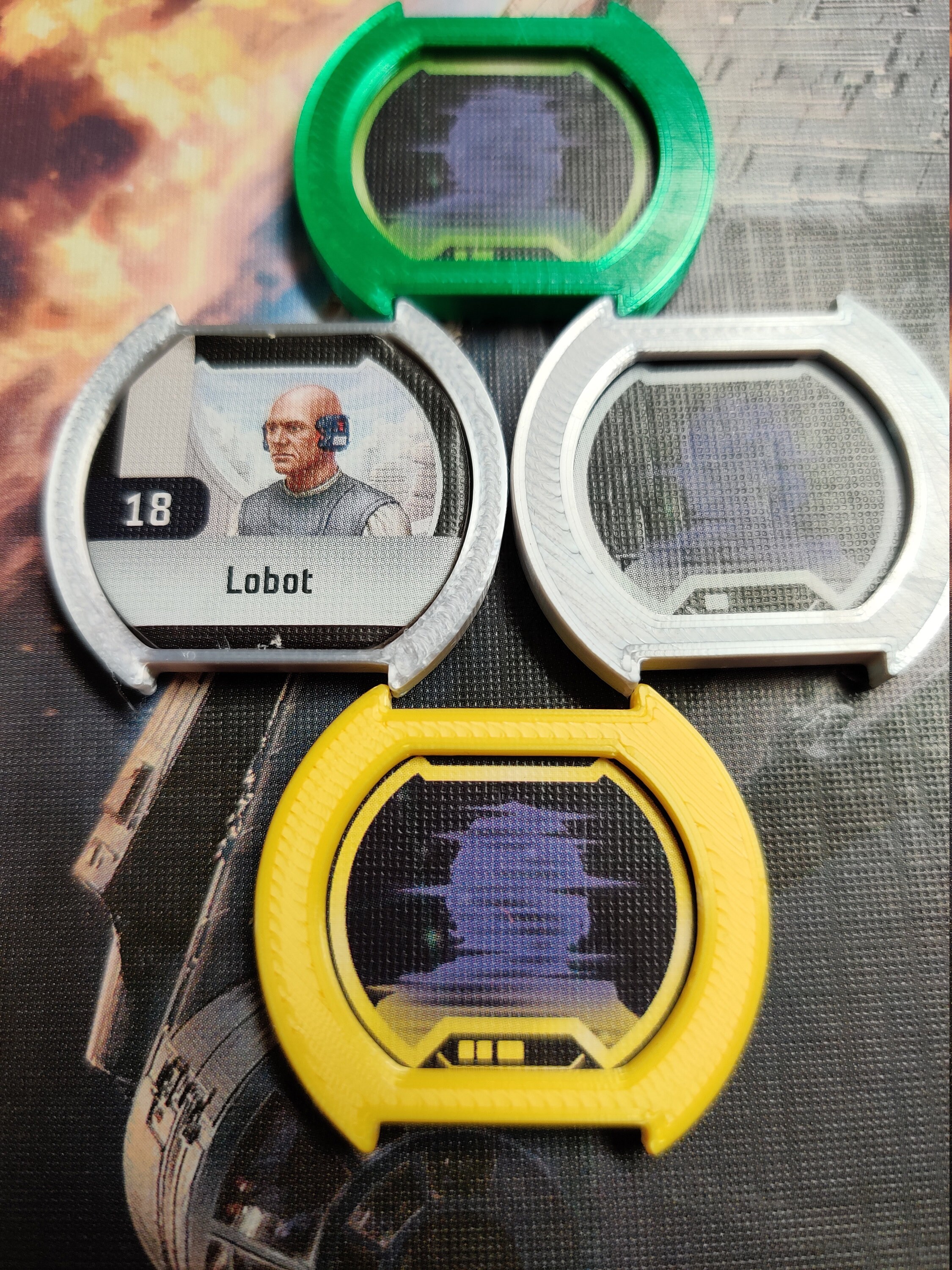 Outer Rim Patrol and Contact Token Holders Toys & Games Game Pieces ...