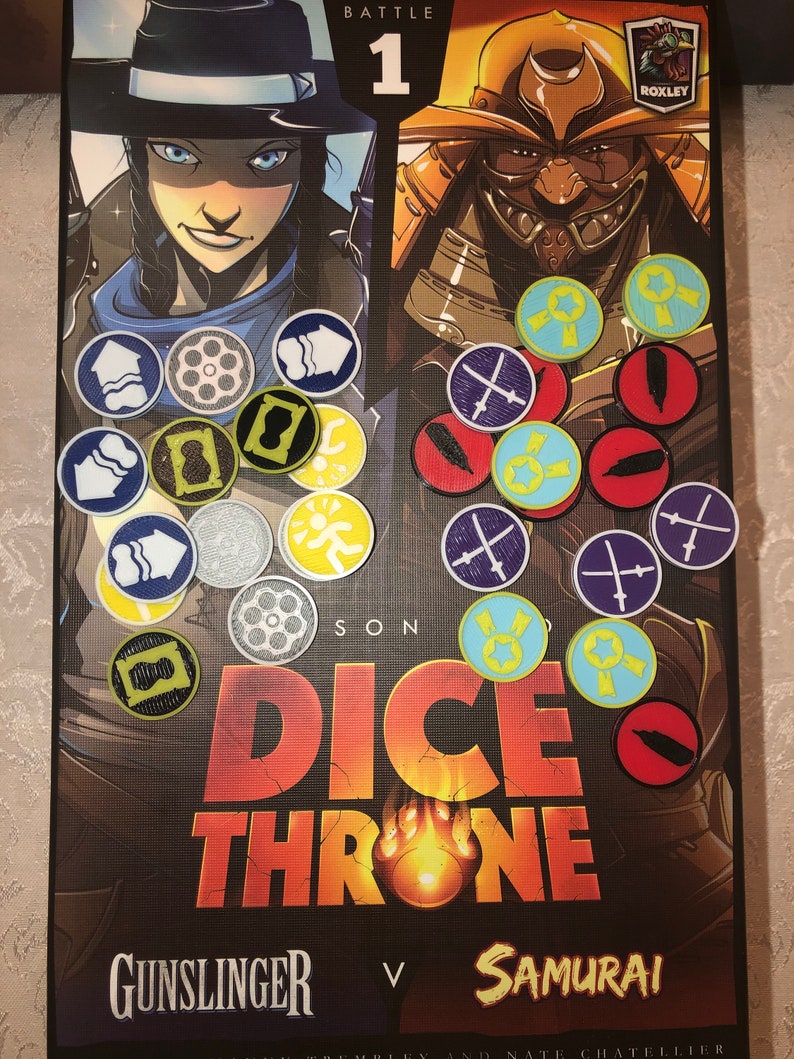Dice Throne Season 2 Tokens Etsy