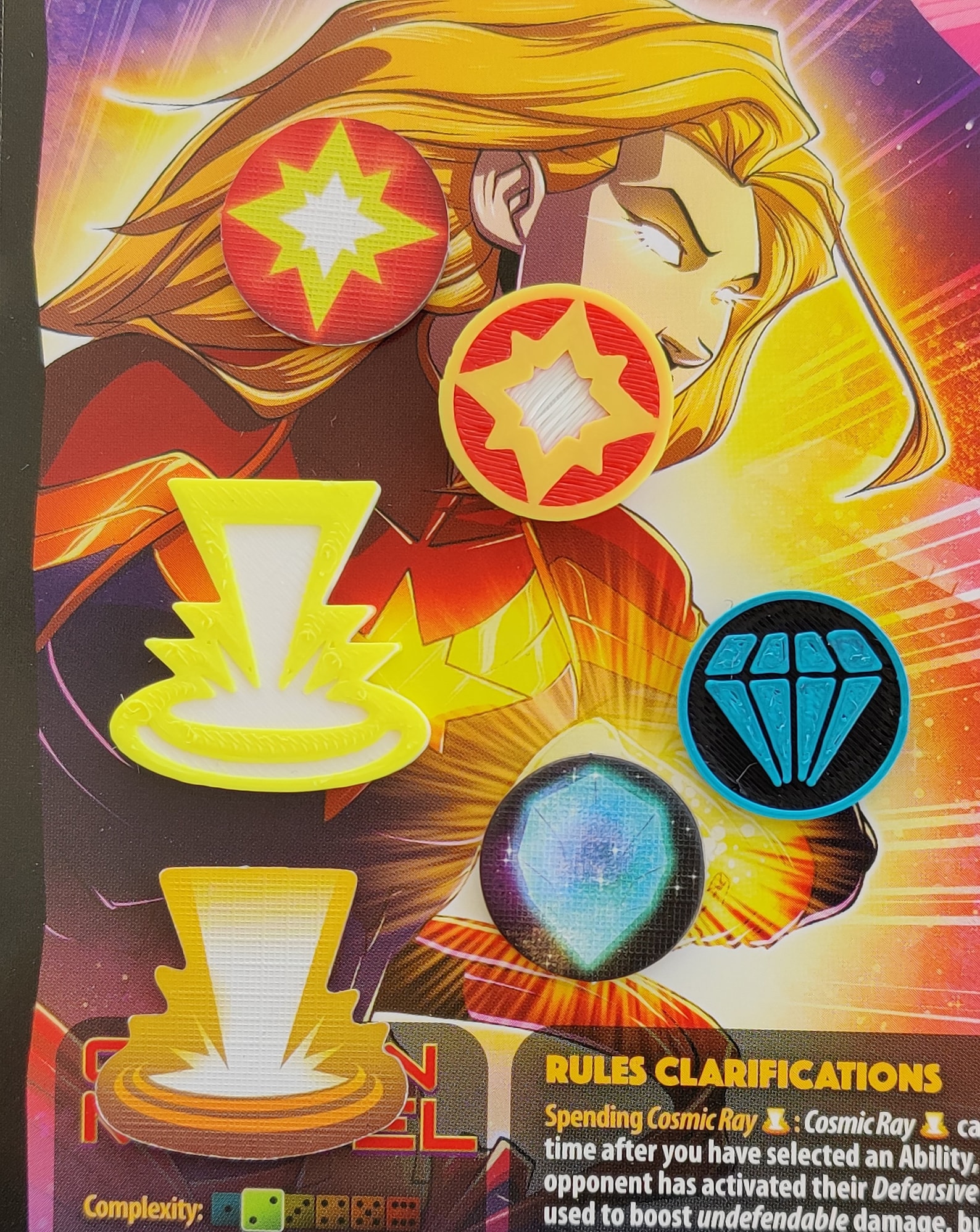 Dice Throne Token Upgradessuper Heroes Etsy