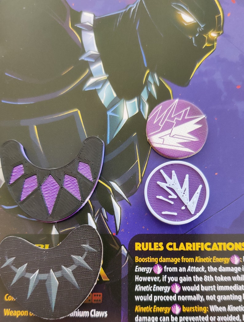 Dice Throne Token Upgradessuper Heroes Etsy