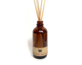 Bohemian Absinthe Reed Diffuser,Reed Diffusers, Aroma Diffuser, Room Freshener, Home Fragrance, Reeds, Diffusers, Absinthe, Boho, Fragrance