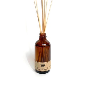 Dark Amber Reed Diffuser, Aroma Diffuser, Room Freshener, Home Fragrance, Reeds, Diffusers, Amber, Jasmine, Cream, Fragrance