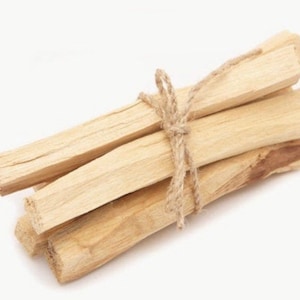 Palo Santo Holy Wood,Incense Sticks, Natural,Fragrant,Sustainable,Good Vibes, Yoga,Meditation,Cleansing,Spiritual,Approx 4”,Bundles of 5