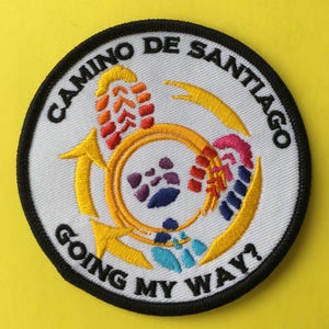 Caminho de Santiago - Indo no meu caminho? Patch de pano - mochila