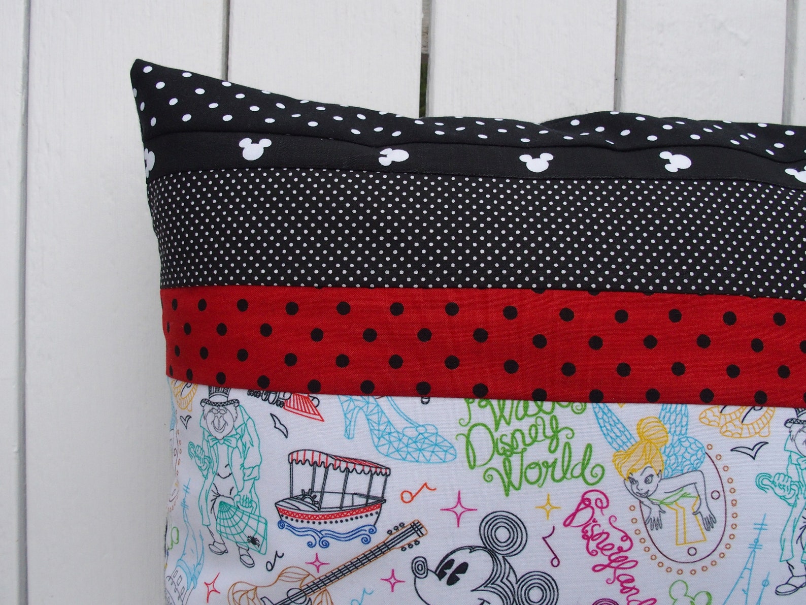 Disneyland Pillow Walt Disney World Pillow Etsy