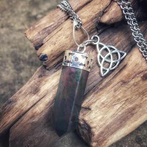 Bloodstone Necklace Pagan Witchcraft 