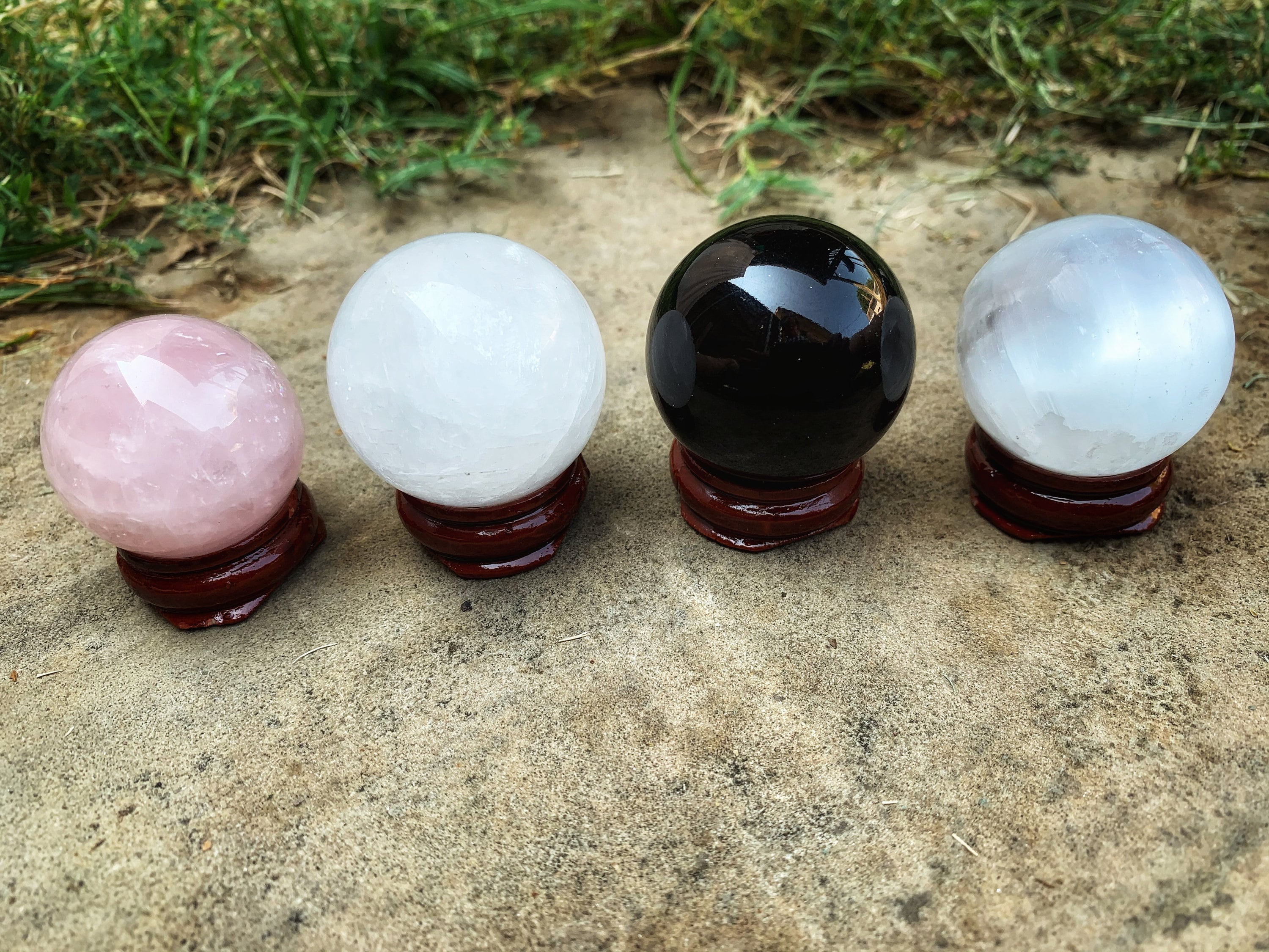 Crystal Ball Set Crystal Orb Stress Relief Crystal Ball Etsy