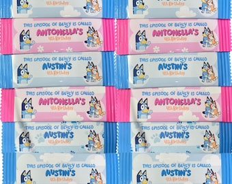 Bluey and Bingo Hershey chocolate bar
