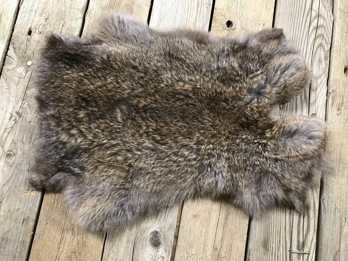 Lot of 4 Assorted Rabbit Hides as Shown Natural Rabbit Fur Etsy