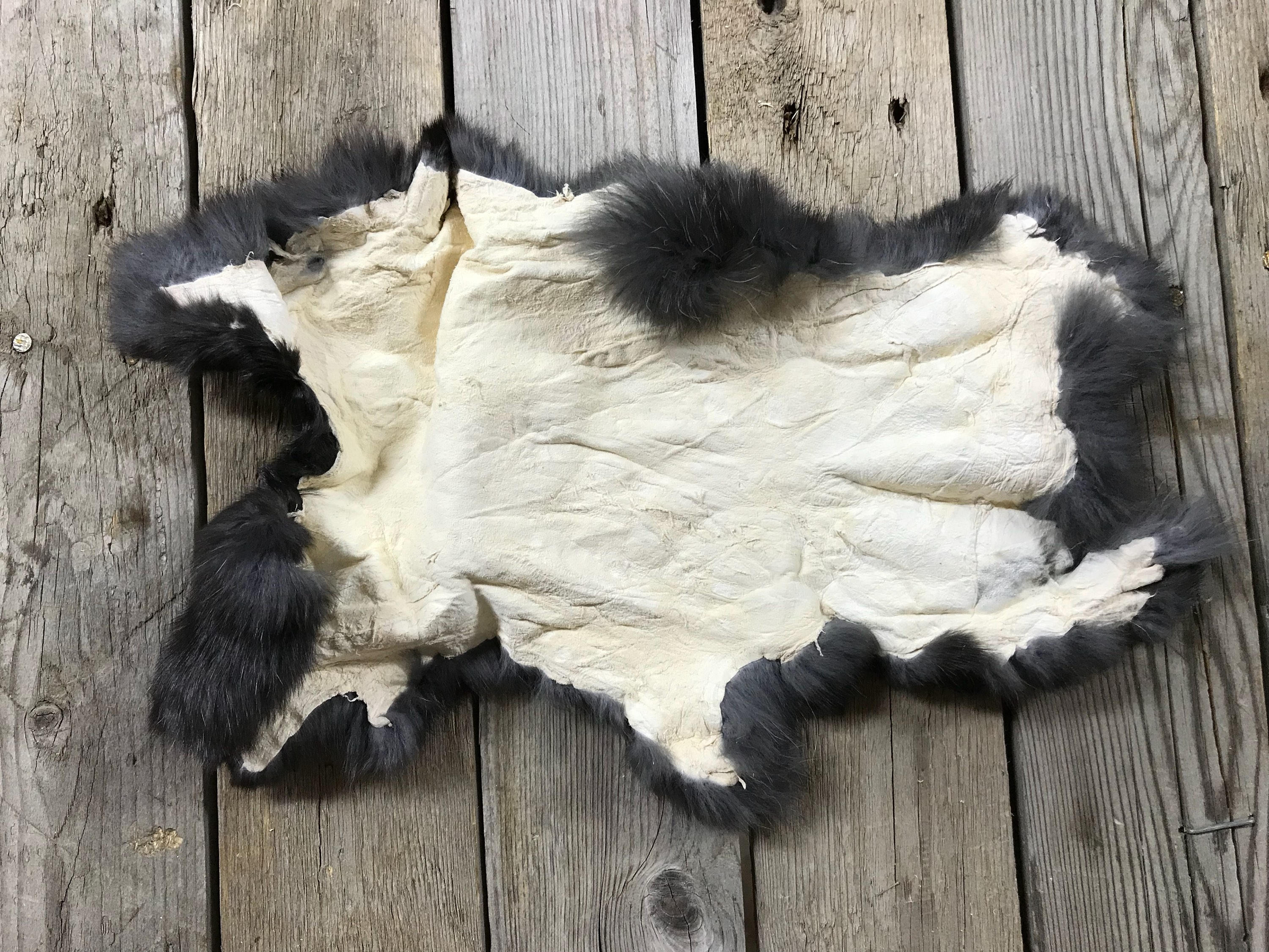 Lot of 4 Assorted Rabbit Hides As Shown Natural Rabbit Fur Etsy