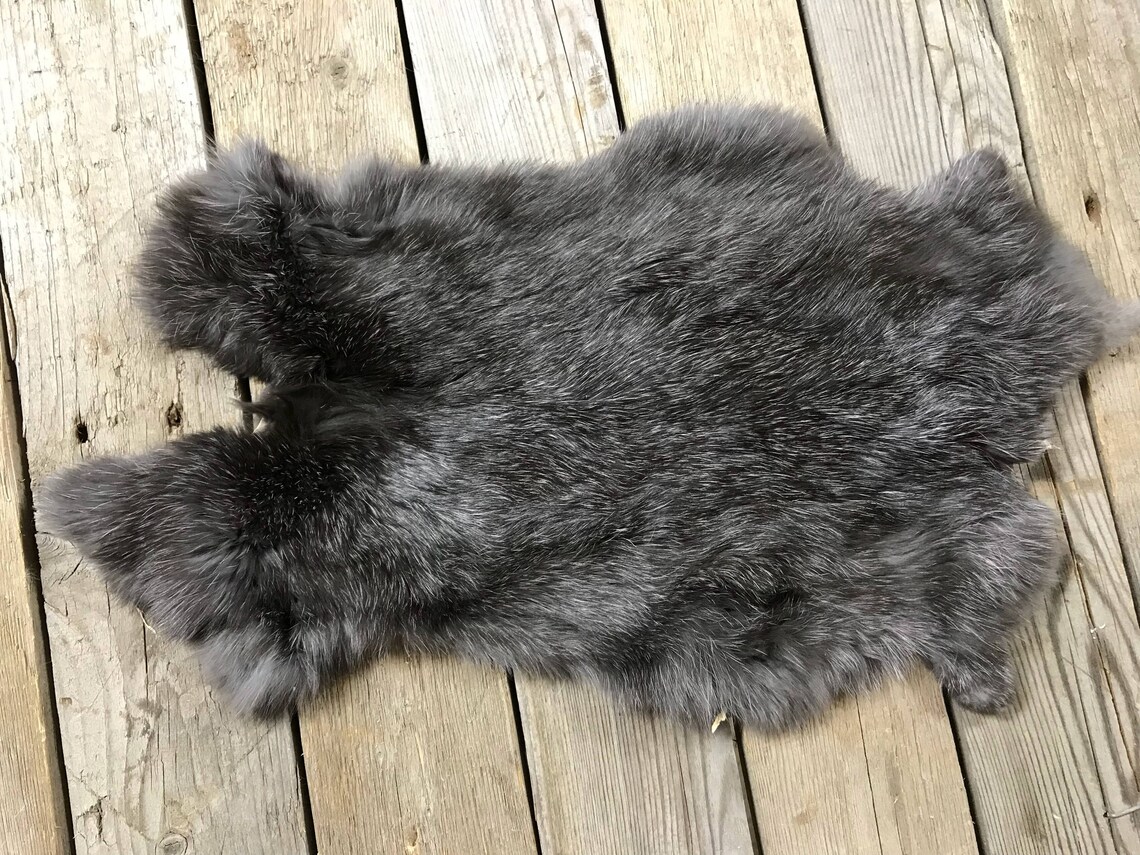 Lot of 4 Assorted Rabbit Hides as Shown Natural Rabbit Fur Etsy India