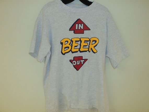 Vintage Beer Tee Shirt(size XL) - image 1