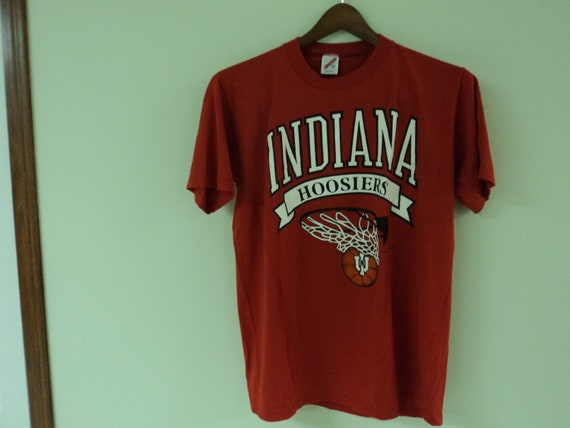 Vintage 80s Indiana Hoosiers Tee Shirt (size Larg… - image 1