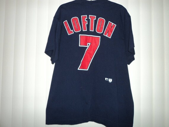 lofton indians jersey
