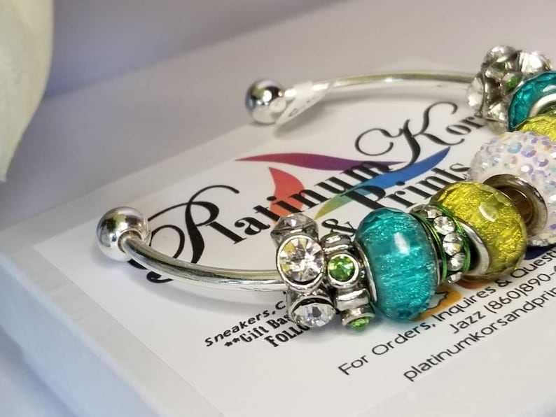 Lime Green Bangle Spring Bracelet Springtime- Birthday Jewelry Women/'s Prom Girls