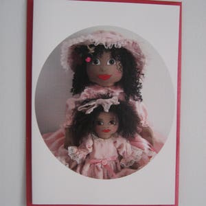Originale panno bambola carta - Charlotte e Bonnie - presenti in 'Panno creazioni'