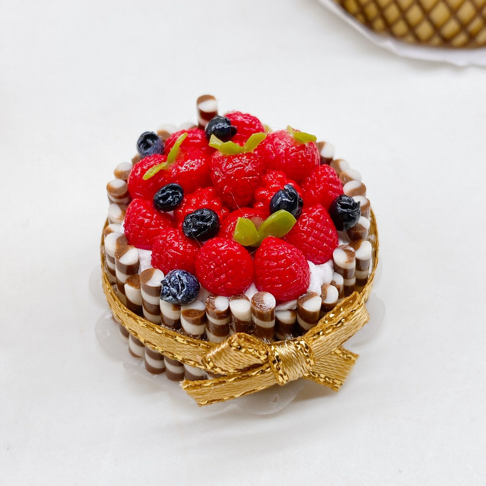 Miniature Fruit Cake 2.5 Cm Miniature Sweet Fake Food Etsy UK