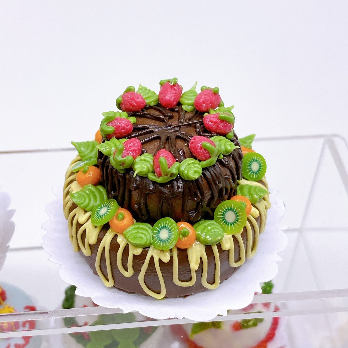 4 pieces Miniature Fruit Cake Miniature Sweet cake for Etsy