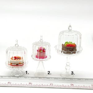 Miniature Glass Stand Miniature Jewelry, Miniature Sweet collections