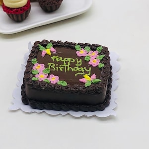 Miniature Clay Birthday Cake: Dollhouse Sweet Treat