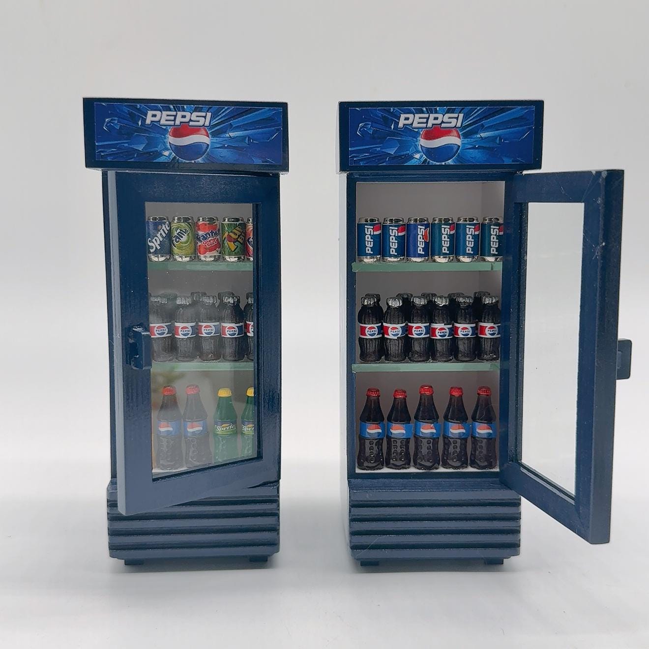 ミニチュア冷蔵庫コーラ飲料、ミニチュアドリンク - Etsy 日本