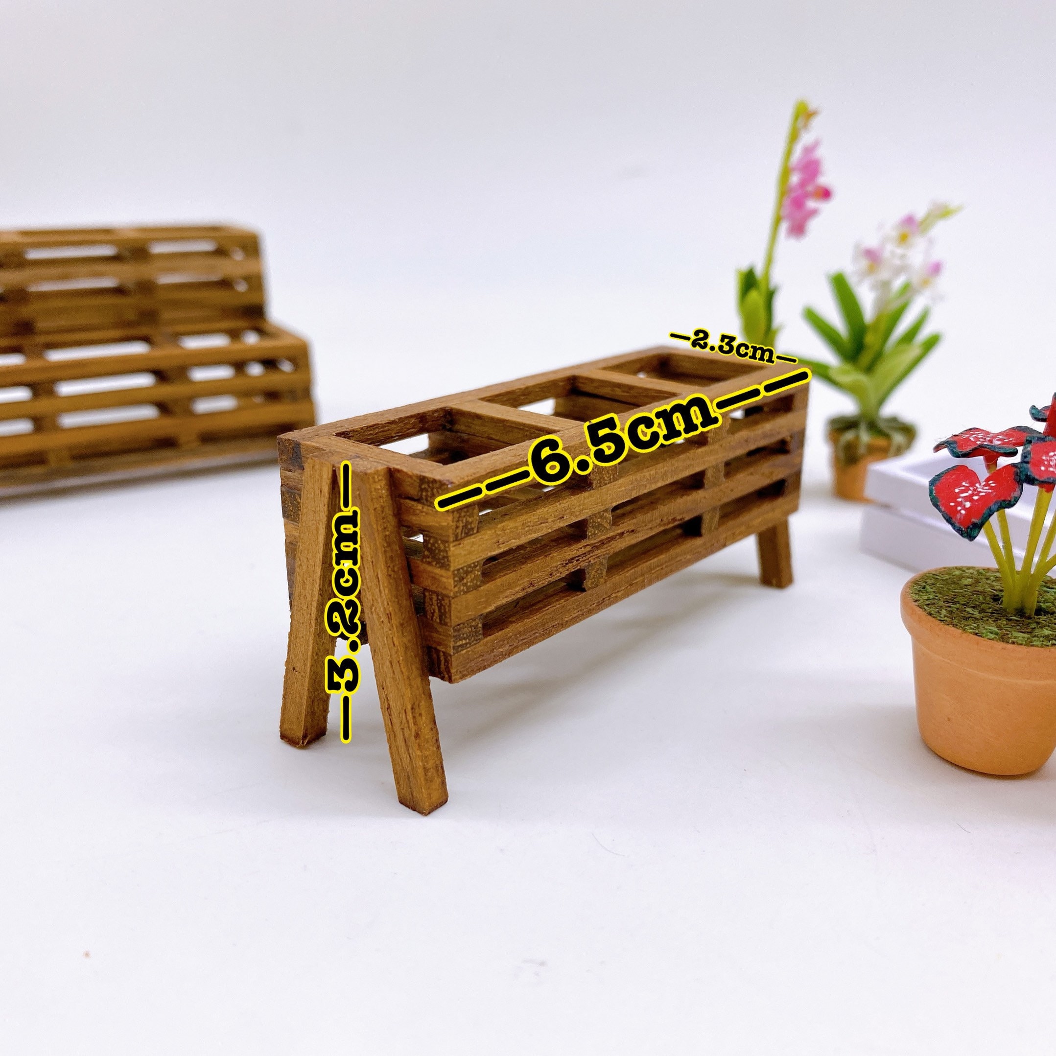 Miniature Wooden Box Fairy Garden Decorate for Dollhouse. Etsy