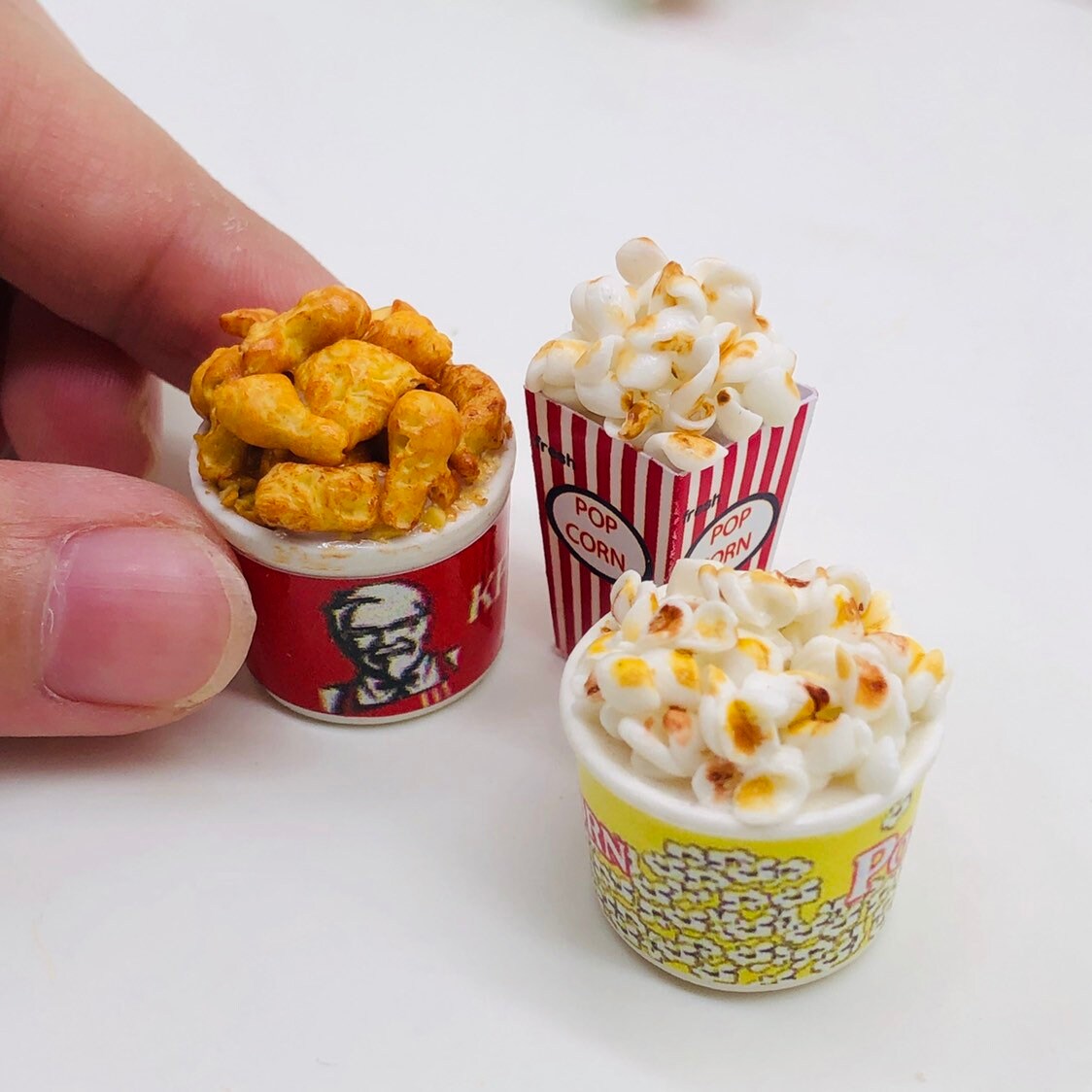 Miniature Popcorn Bucket Popcorn in Box Miniature Food - Etsy UK