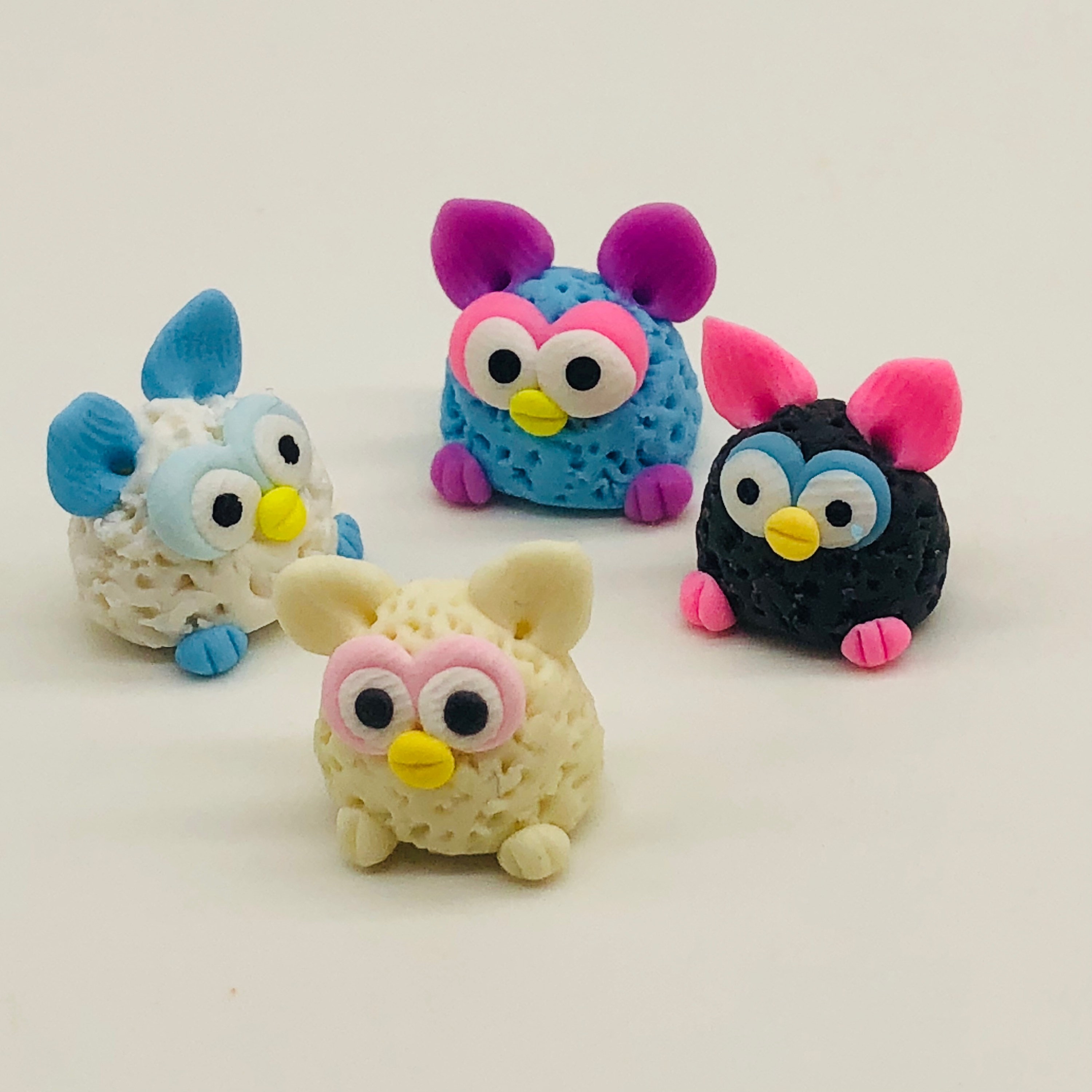 1 X Hand Made Dolls House Miniature Replica Furby Toy 1/12,  UK