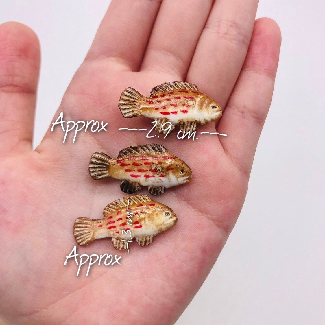 5 Pieces Miniature Fish Look Beautiful and Realistic for - Etsy