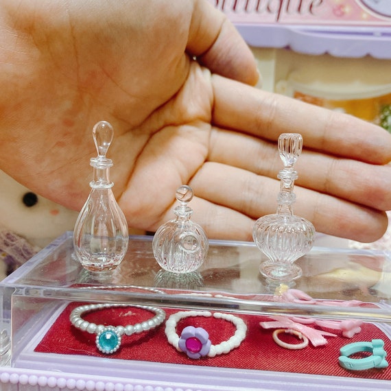 ミニチュアボトル香水、ミニチュアグラス、ミニチュアジュエリー