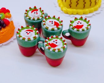 5 pieces Miniature Beverage,Miniature ceramic cup, Miniature Coffee, Miniature Coffee