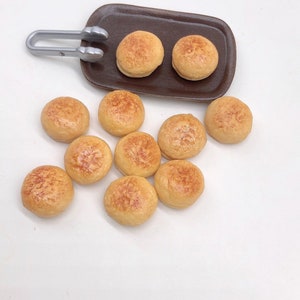 10 Stück Miniatur Brot,Miniatur Bäckerei,Miniatur Süßes,Puppen und miniatur,Miniatur Schmuck