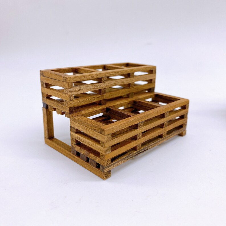 Miniature Wooden Box Fairy Garden Decorate for Dollhouse. Etsy