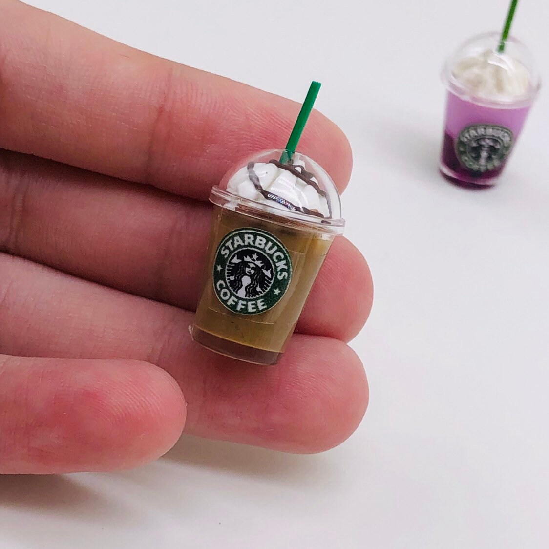 Miniature Starbucks Coffee Cup Drink/car Accessories/ Mask 