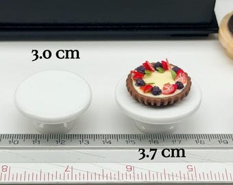 2 pieces Miniature Cake Stand ,Miniature Showcase , Miniature Dollhouse